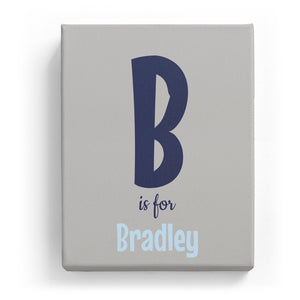 B is for Bradley - Cartoony