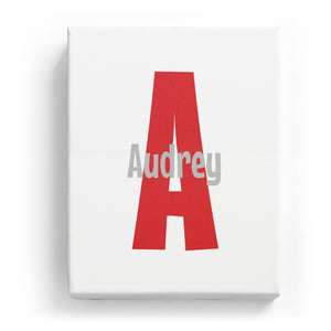 Audrey Overlaid on A - Cartoony