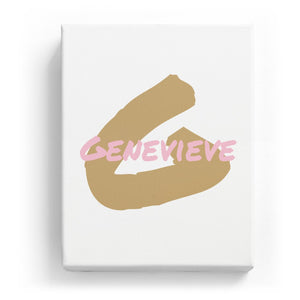 Genevieve Overlaid on G - Artistic