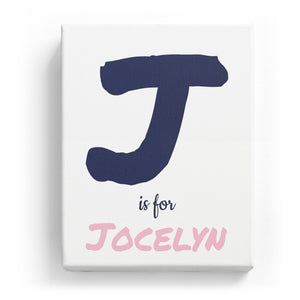 J is for Jocelyn - Artistic
