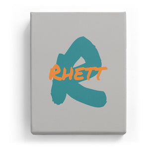 Rhett Overlaid on R - Artistic