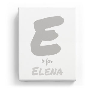 E is for Elena - Artistic