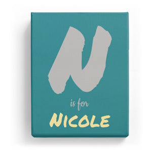 N is for Nicole - Artistic