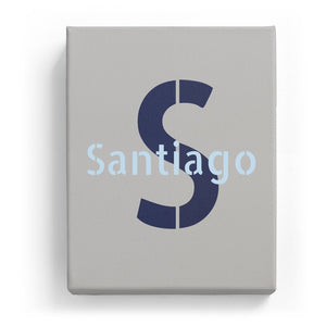 Santiago Overlaid on S - Stylistic