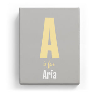 A is for Aria - Cartoony