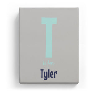 T is for Tyler - Cartoony