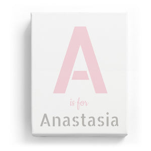 A is for Anastasia - Stylistic