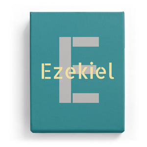 Ezekiel Overlaid on E - Stylistic