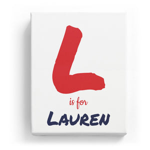 L is for Lauren - Artistic