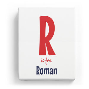 R is for Roman - Cartoony