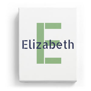 Elizabeth Overlaid on E - Stylistic