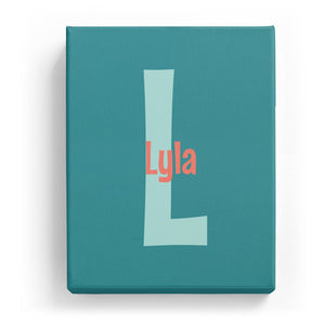 Lyla Overlaid on L - Cartoony