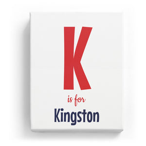 K is for Kingston - Cartoony