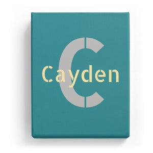 Cayden Overlaid on C - Stylistic