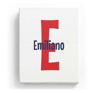 Emiliano Overlaid on E - Cartoony
