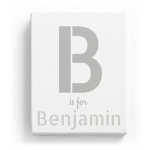 B is for Benjamin - Stylistic