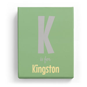 K is for Kingston - Cartoony