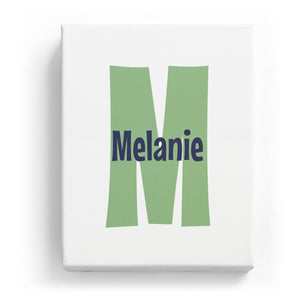 Melanie Overlaid on M - Cartoony