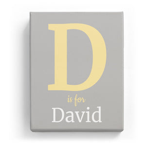 D is for David - Classic