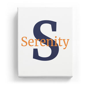Serenity Overlaid on S - Classic