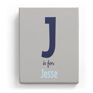 J is for Jesse - Cartoony