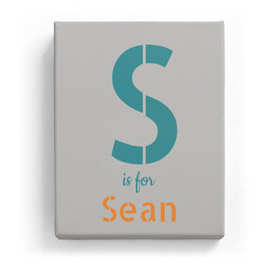 S is for Sean - Stylistic