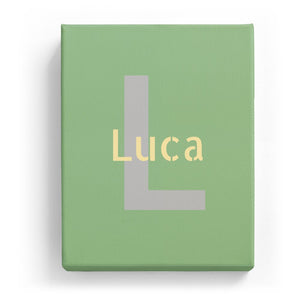 Luca Overlaid on L - Stylistic