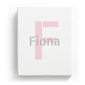 Fiona Overlaid on F - Stylistic