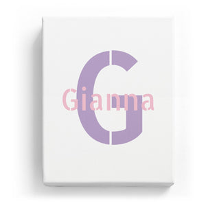 Gianna Overlaid on G - Stylistic