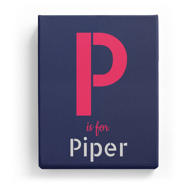 P is for Piper - Stylistic