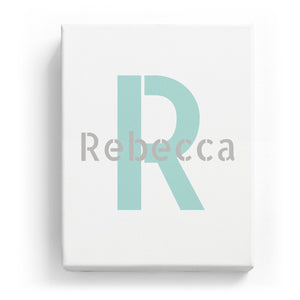 Rebecca Overlaid on R - Stylistic