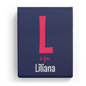L is for Liliana - Cartoony