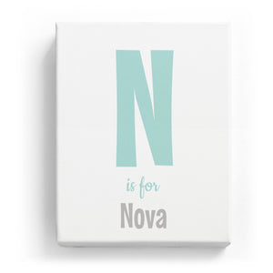N is for Nova - Cartoony