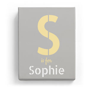 S is for Sophie - Stylistic