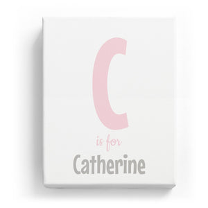 C is for Catherine - Cartoony