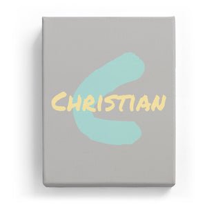 Christian Overlaid on C - Artistic