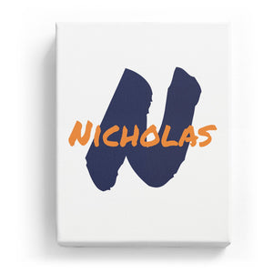 Nicholas Overlaid on N - Artistic