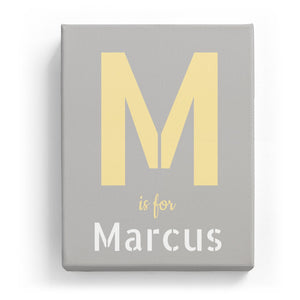 M is for Marcus - Stylistic