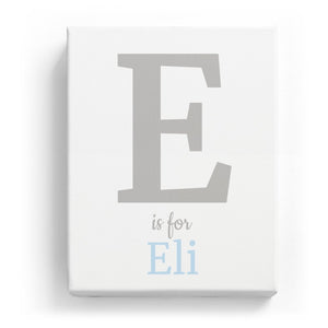 E is for Eli - Classic