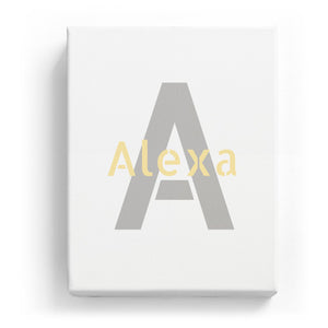 Alexa Overlaid on A - Stylistic