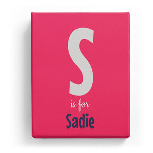 S is for Sadie - Cartoony