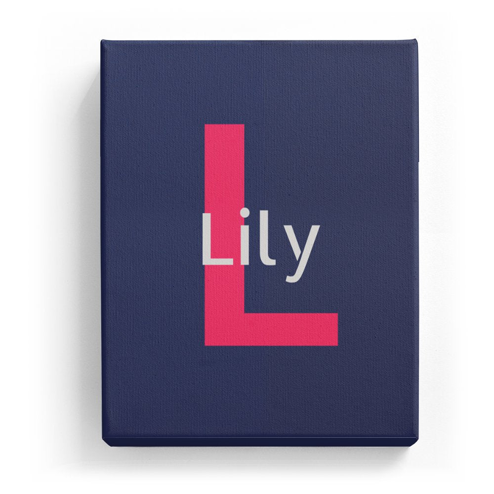 Lily's Personalized Canvas Art