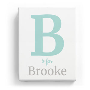 B is for Brooke - Classic