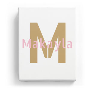 Makayla Overlaid on M - Stylistic