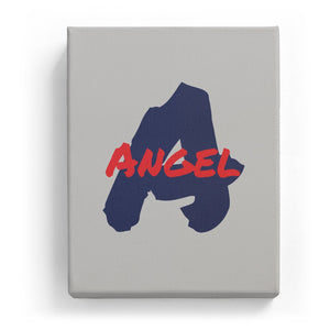 Angel Overlaid on A - Artistic