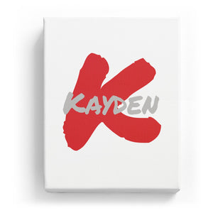 Kayden Overlaid on K - Artistic