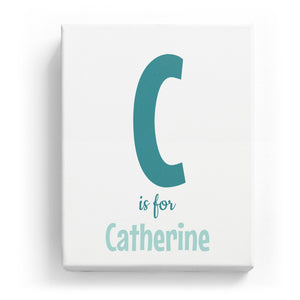 C is for Catherine - Cartoony