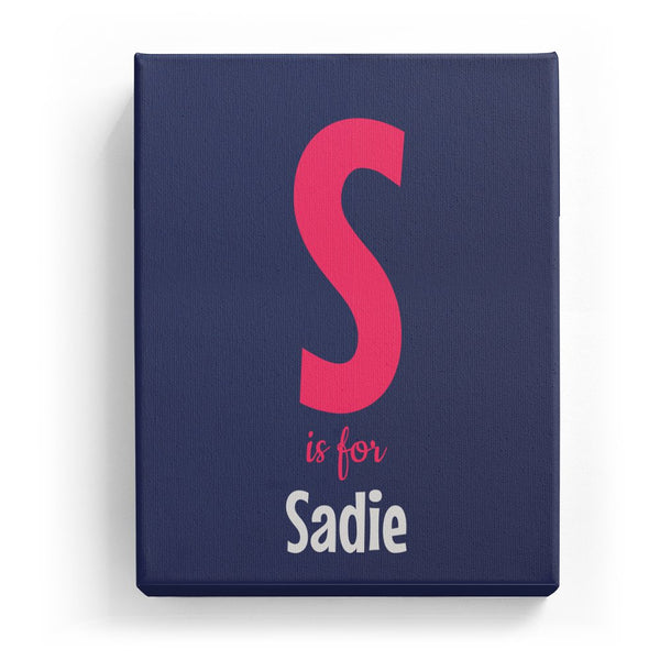 S is for Sadie - Cartoony