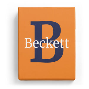 Beckett Overlaid on B - Classic