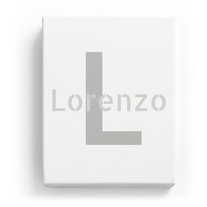 Lorenzo Overlaid on L - Stylistic